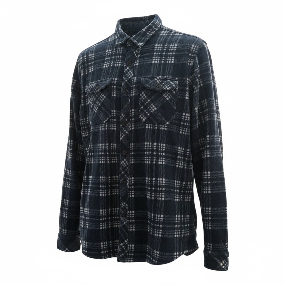 O'Neill Men's Classic Fit Plaid‎ Fleece Long Sleeve Shirt Large